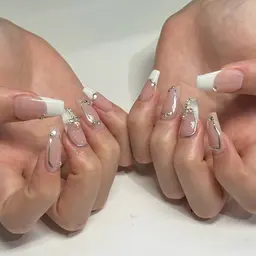 【韓国ネイル/オフなし】ニュアンス・シンプルやり放題60分5990円→4990円​〜​