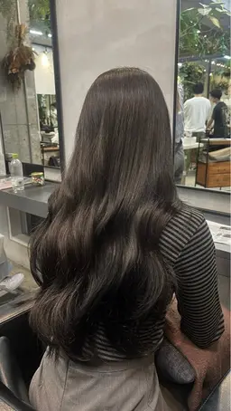 カット💇🏻♀️+透けsingleカラー🩵