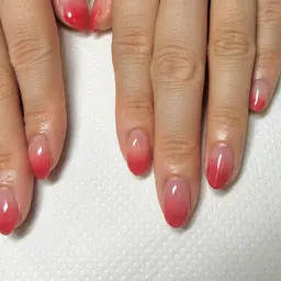 オフ込みカラグラ💭 ハンドorフット ⚠︎︎クリアベース(透明なベースにカラーグラデーションができるメニュー❣️)