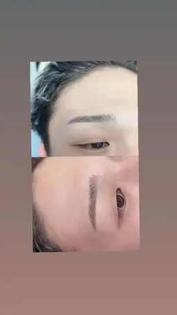 【アイブロウメイク無】