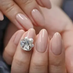 オフ無料◇ワンカラー+3Dビジュー1本