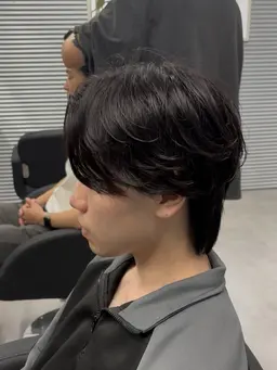 カット+ニュアンスorフェザーパーマ