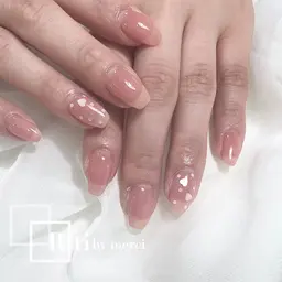 🤍研修モデル募集🤍シンプル①ネイル(オフあり)