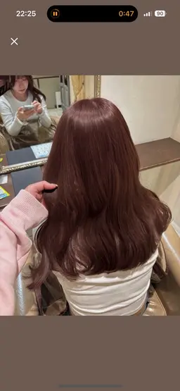 ブリーチなしダブルカラー