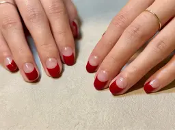 【練習モデル】ハンドジェル🌙フレンチ(オフ無し)※クリアベース
