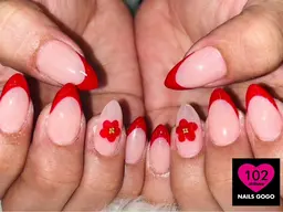 【60分ジェル】フレンチネイルのみ5980円　French Nails Design Not Included