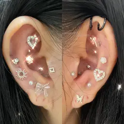 【派手が好きな方🥰】耳ツボジュエリー20粒💎👂💕