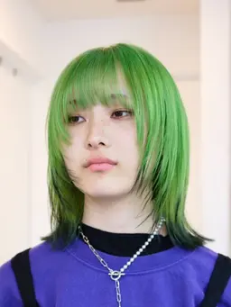 《1日1名様限定》💚フルオプション☆ダブルカラー💚(ブリーチ1回+カラー1回orカラー2回)韓国/ミニモ学割/メンズ