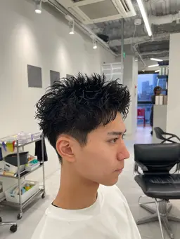 メンズカット＋特徴パーマ¥13200→¥8800