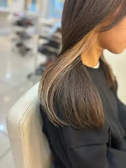 インナーカラー(ブリーチ込)+Aujuaトリートメント🎀