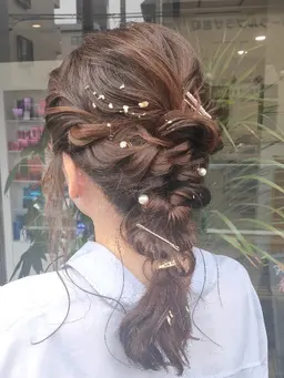 ヘアセット￥2500