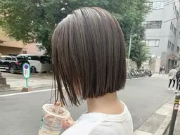 ワンレングスカット✂️（写真のようなボブ）