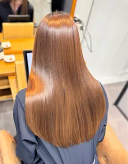 超高濃度水素ケアストレート+カラー+トリートメント