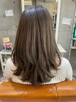 イルミナカラーでツヤツヤ白髪染め【明るい白髪染め】白髪ぼかしも✨