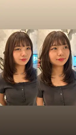 【☘️9月・10月限定ミニモ学割💍】メンテナスカット✂️＋うる艶カラー🌻🤍＋トリートメント🌿✨