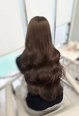 🎀ヘアセット練習モデル🎀コテ巻きヘアセット🤎