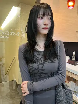 似合わせレイヤーカット+ナチュラルカラー+3stepトリートメント☘️