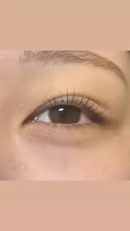 下まつげのみパーマ