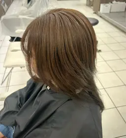 色味や明るさの調節ができます🫧【脱白髪染めカラー】