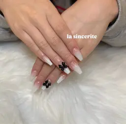 オフなし　長さ出しチップ10本　シンプルコース（フレンチ・グラデーションのみ）