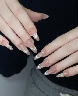 ハンドネイル➕長さ出し（シンプルデザイン）