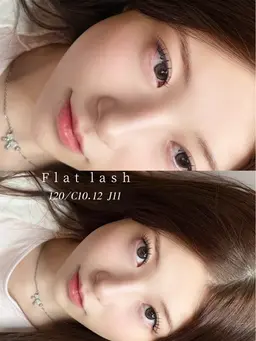 1名様のみ募集［オフ込み］レッスンモデル⭐︎ふんわり盛り感UP♡つけ放題フラットラッシュ🎀