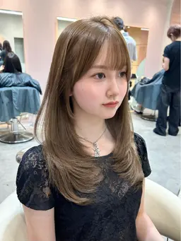 全体カット＋前髪縮毛矯正＋1ステップトリートメント