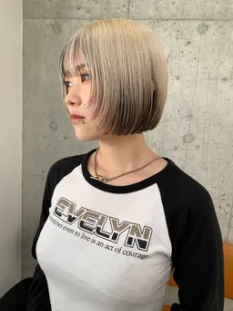 🌈初回限定クーポン🌈プレイングカラー【表面ブリーチ】(ブリーチ1回込み)＋保湿トリートメント