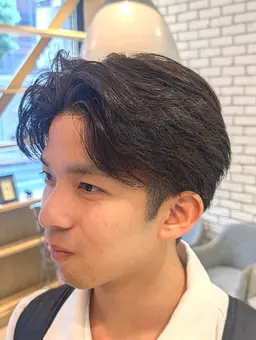 【ナチュラルに仕上がる 🏔️】 メンズカット✂＋ニュアンスパーマ