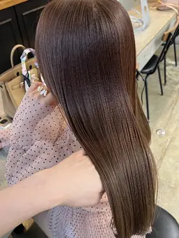 🌟当日限定髪質ケアメニュー🌟🥀ブリーチなしダブルカラー🥀＋選べるトリートメント#韓国#ミニモ学割