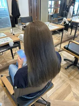 ブリーチなしワンカラー