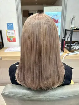 〖ダブルカラー〗ブリーチリタッチ➕全頭カラー➕アクアトリートメント🎀🫧