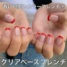 🩵すぐ予約限定🩵フレンチネイル(オフ込み)