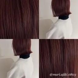 冬限定🍒まつパ＋カットカラー🍒