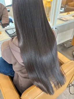 酸性ストレート+3ステップトリートメント付き