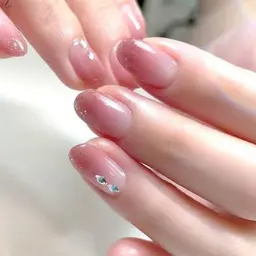 シンプルオフィスネイル〜♡