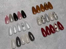 オフあり限定シンプルデザインネイル12種💅✨️￥5500～