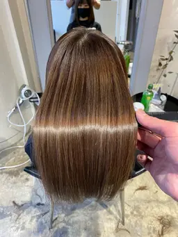 【世界初ケア】全体縮毛矯正+ミネコラTR