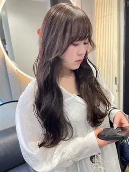 🌸ブリーチなしWカラー🌸透明感カラー×2stepトリートメント