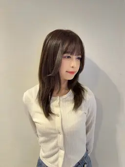 【 layer cut + treatment 】レイヤーカット＋髪質改善トリートメント🫧