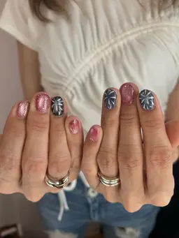 大人気❣️うる艶マグネット✨️orミラーネイル🪞パラジェル変更OK❤️