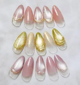 【Jrネイリスト】マグネットネイル🧲（オフあり）⭐️奥行きが可愛い💖