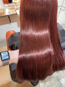 カット+艶カラー+AujuaクイックTR✨