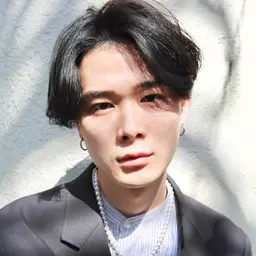 【ミニモ学割】メンズセンターパートパーマ&メンズカット/韓国メンズ/毛流れパーマ