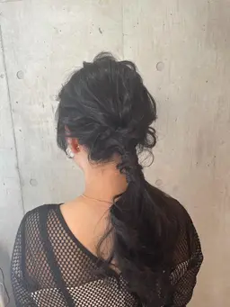 結婚式参列ヘアセット。新規の方はカウンセリング込み20分。リピーター15分