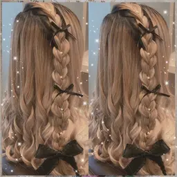 【平日】ヘアセット パールピン付き🐈‍⬛🖤