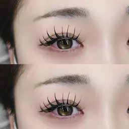 セーブルエクステ100本👀❤️(オフあり、付け足しなし)