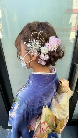 🤍【卒業式限定】袴着付け+ヘアセット