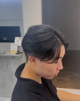 【🎶期間限定クーポン🎶】デザインカット➕曲がる縮毛矯正［メンズカット／縮毛矯正／曲がる縮毛矯正］