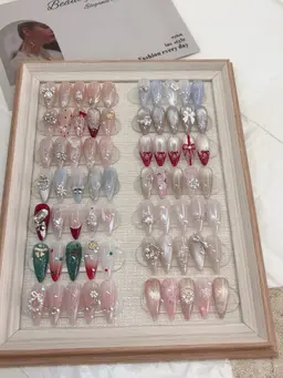 【12月限定】#チップ長さだし#🎄クリスマスデザイン🎄